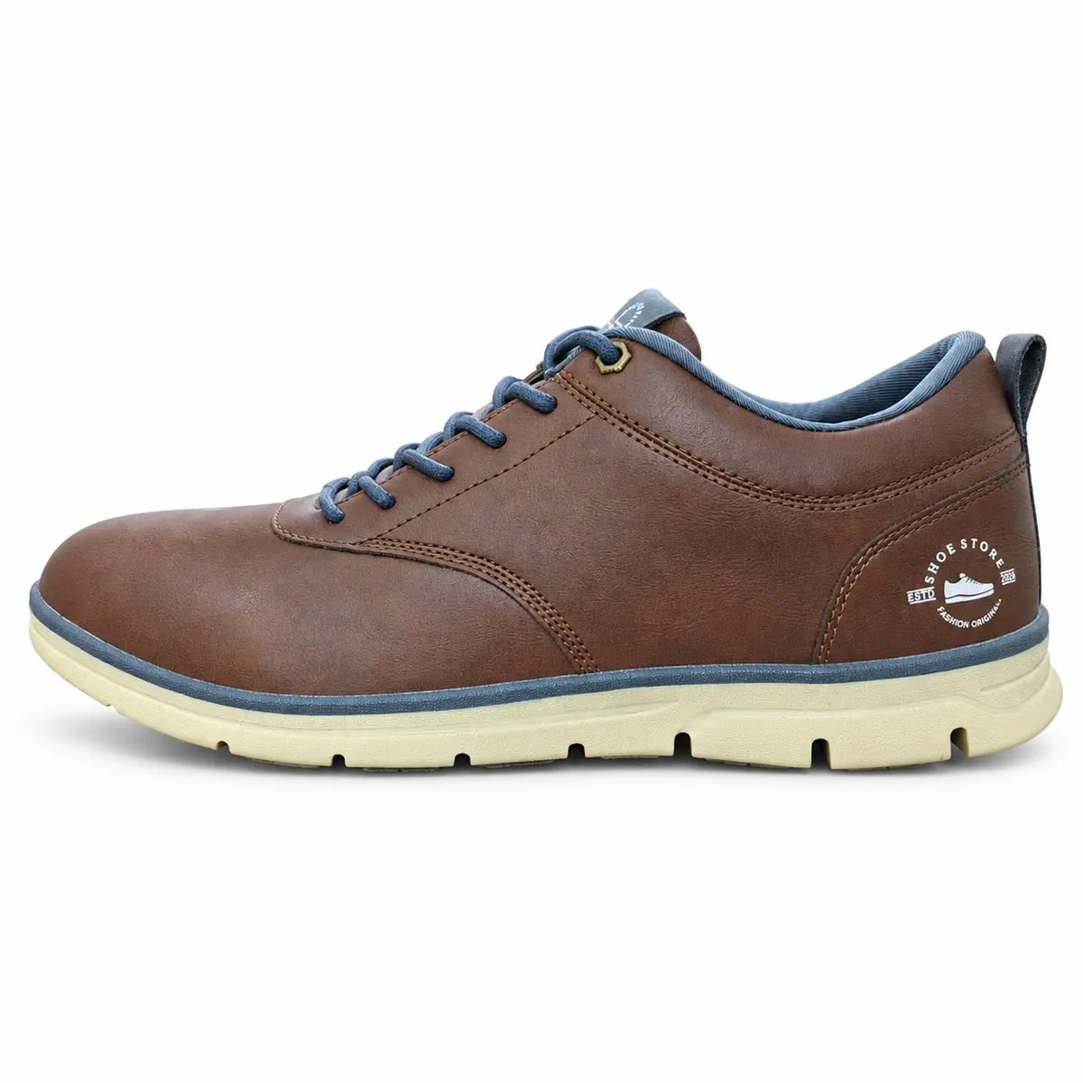 pastich-casual-sneakers-brown-882-1 Pastich Casual Sneakers-Brown - Image 1