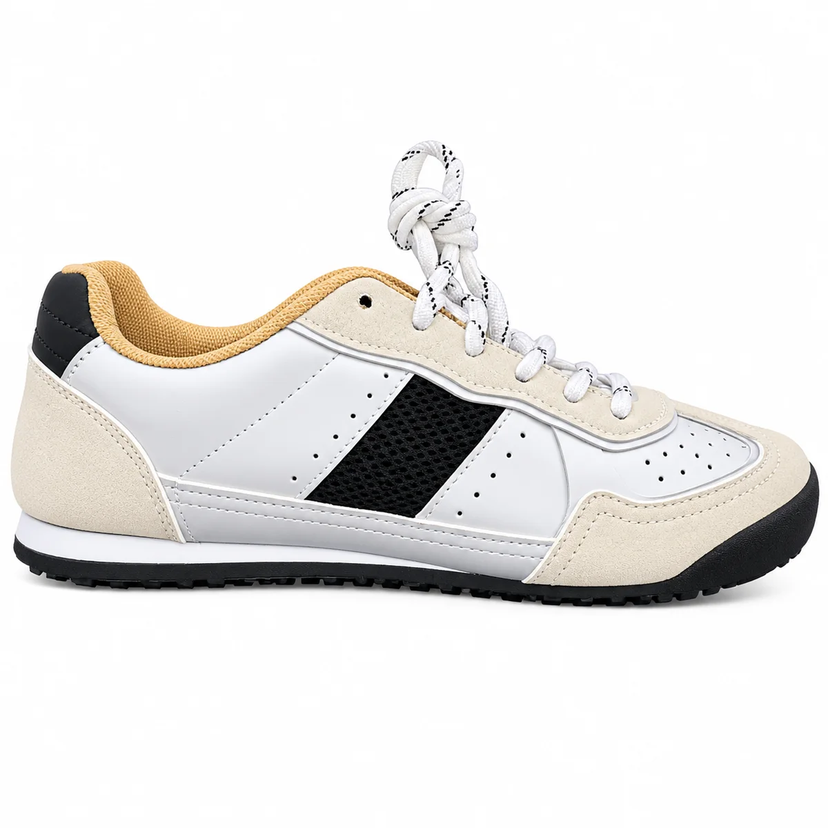 pastich-cream-retro-sneaker-side.webp Cream and Black Retro Sneaker - Image 1